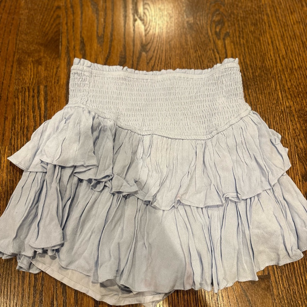 Mini ruffle skirt